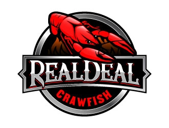 Real Deal Crawfish logo design by daywalker