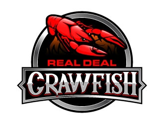 Real Deal Crawfish logo design by daywalker