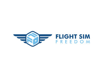 Flight Sim Freedom logo design by icha_icha