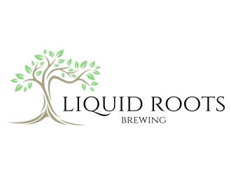 Liquid Roots Brewing  logo design by jetzu