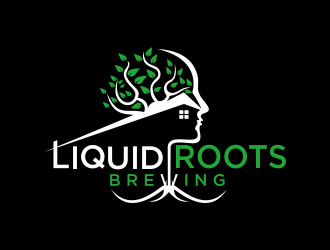 Liquid Roots Brewing  logo design by azizah