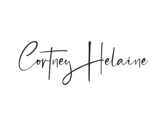 Cortney Helaine  logo design by pel4ngi