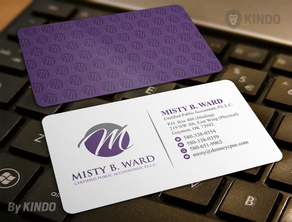 Misty B. Ward, Certified Public Accountant, P.L.L.C. logo design by Kindo