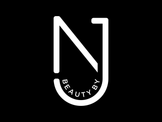 BEAUTY BY NJ logo design by Mahrein
