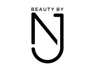 BEAUTY BY NJ logo design by Mahrein