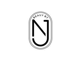 BEAUTY BY NJ logo design by Mahrein