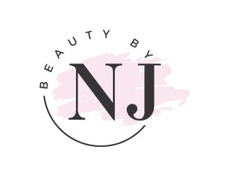 BEAUTY BY NJ logo design by gilkkj