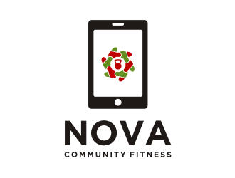NOVA Community Fitness logo design by nurul_rizkon