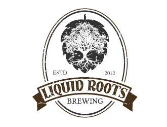 Liquid Roots Brewing  logo design by Foxcody
