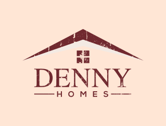 Denny Homes logo design by zoominten