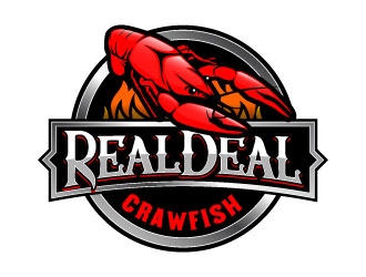 Real Deal Crawfish logo design by daywalker