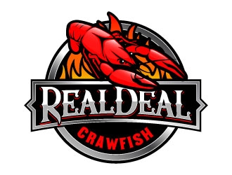 Real Deal Crawfish logo design by daywalker