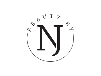 BEAUTY BY NJ logo design by yippiyproject