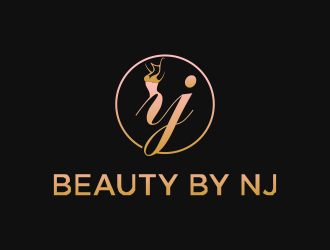 BEAUTY BY NJ logo design by azizah