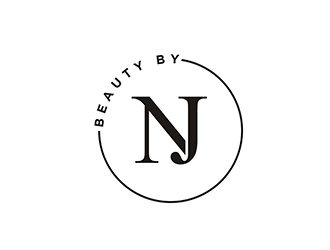 BEAUTY BY NJ logo design by logolady