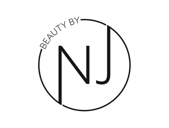 BEAUTY BY NJ logo design by Abril