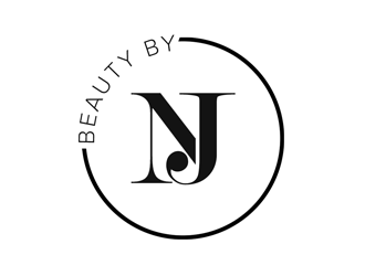 BEAUTY BY NJ logo design by kunejo