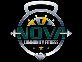 NOVA Community Fitness logo design by Suvendu