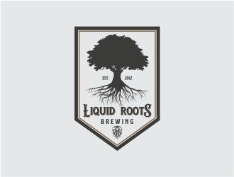 Liquid Roots Brewing  logo design by Alfatih05