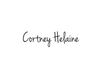 Cortney Helaine  logo design by Abril