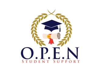 O.P.E.N Student Support logo design by AamirKhan
