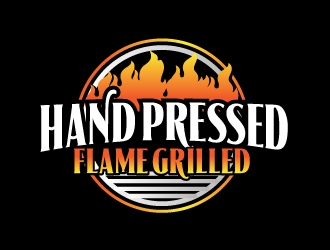 HAND PRESSED FLAME GRILLED logo design by AamirKhan