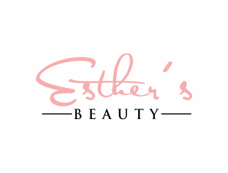 Esther’s Beauty  logo design by eagerly