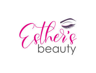Esther’s Beauty  logo design by Jhonb
