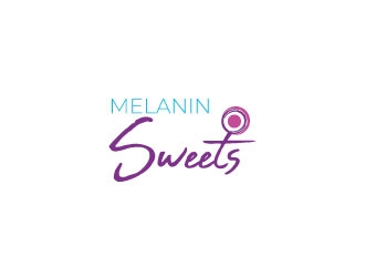 Melanin Sweets logo design by aryamaity
