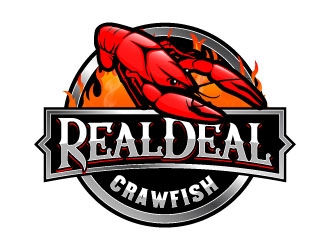 Real Deal Crawfish logo design by daywalker