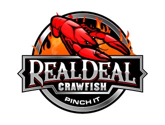 Real Deal Crawfish logo design by daywalker