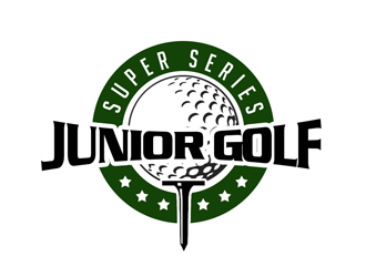 Junior Golf Super Series logo design by kunejo