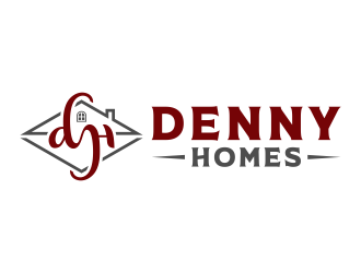 Denny Homes logo design by FriZign