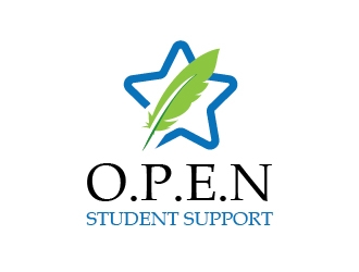 O.P.E.N Student Support logo design by il-in