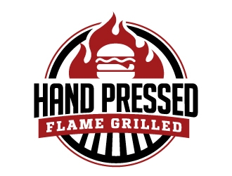 HAND PRESSED FLAME GRILLED logo design by jaize