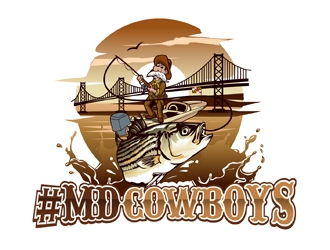 #MDCowboys logo design by DreamLogoDesign