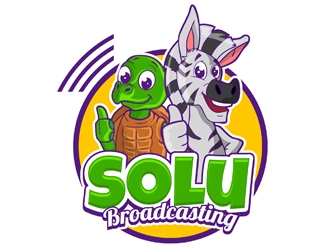 SoLu Broadcasting logo design by DreamLogoDesign