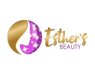 Esther’s Beauty  logo design by serprimero