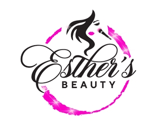 Esther’s Beauty  logo design by Roma