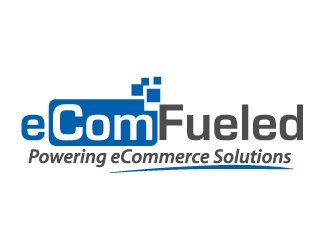 eComFueled ... tagline ... Powering eCommerce Solutions logo design by jaize