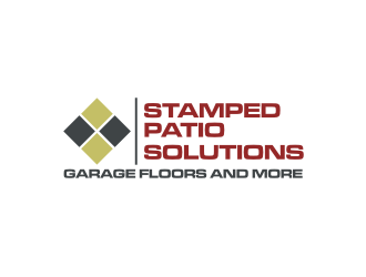Stamped Patio Solutions, Garage Floors and more logo design by Diancox
