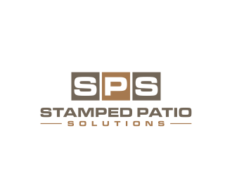 Stamped Patio Solutions, Garage Floors and more logo design by salis17