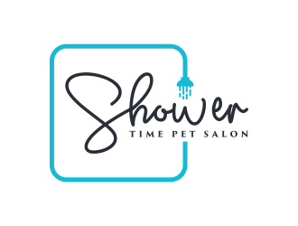 Shower time pet salon logo design by Avro