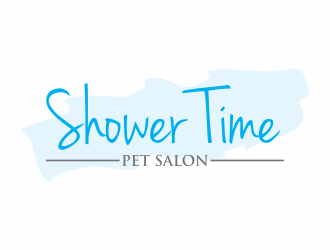 Shower time pet salon logo design by hopee
