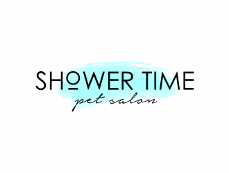 Shower time pet salon logo design by scolessi