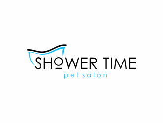 Shower time pet salon logo design by scolessi