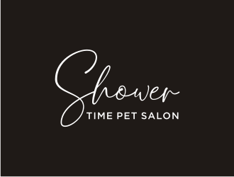 Shower time pet salon logo design by bricton