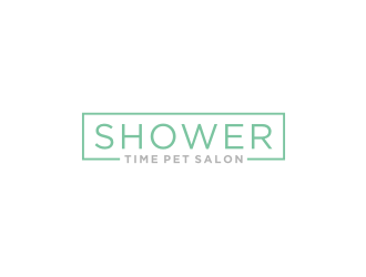 Shower time pet salon logo design by bricton