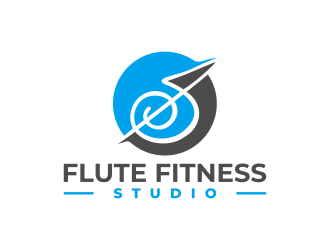 Flute Fitness Studio logo design by Avro