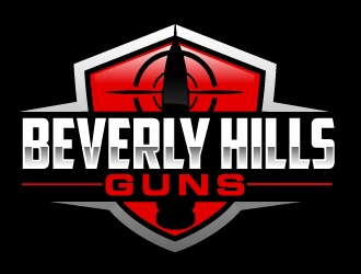 BEVERLY HILLS GUNS logo design by AamirKhan